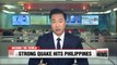 Philippines earthquake kills 2, injures 100