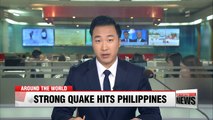 Philippines earthquake kills 2, injures 100
