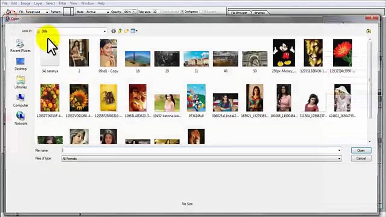 create Passport size Photo in adobe Photoshop 7.0