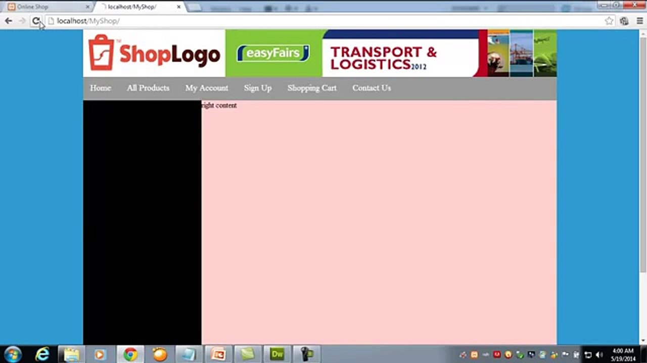 E-Commerce website in PHP & MySQL in Urdu-Hindi part 7 adding search box