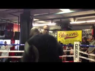 Seth Mitchell working out for jonathan banks rematch