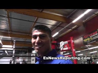 mikey garcia morning of fight he could not see EsNews Boxing