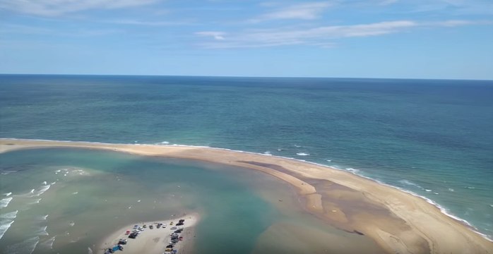 Drone Footage Reveals New Island off North Carolina Coast