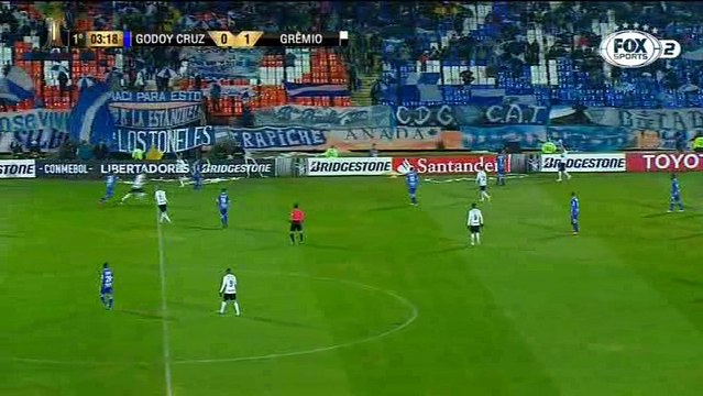 Godoy Cruz (ARG) 0x1 Grêmio Fox Sports 1 tempo completo libertadores 2017