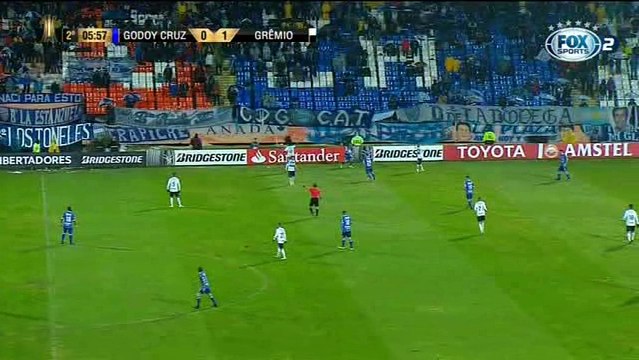 Godoy Cruz (ARG) 0x1 Grêmio Fox Sports 2 tempo completo libertadores 2017