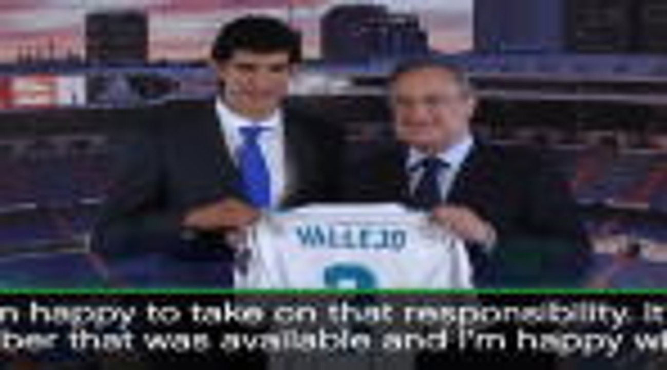 Vallejo relishing Real responsibility