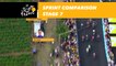 Comparaison des sprints / sprint comparison - Étape 7 / Stage 7 - Tour de France 2017