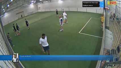 Faute de Kevin - Pompiers de Chauvigny Vs Optique Lebrun - 06/07/17 20:00 - Ligue 2