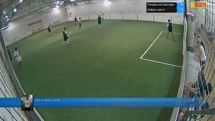 But de Melvin (9-9) - Pompiers de Chauvigny Vs Optique Lebrun - 06/07/17 20:00 - Ligue 2