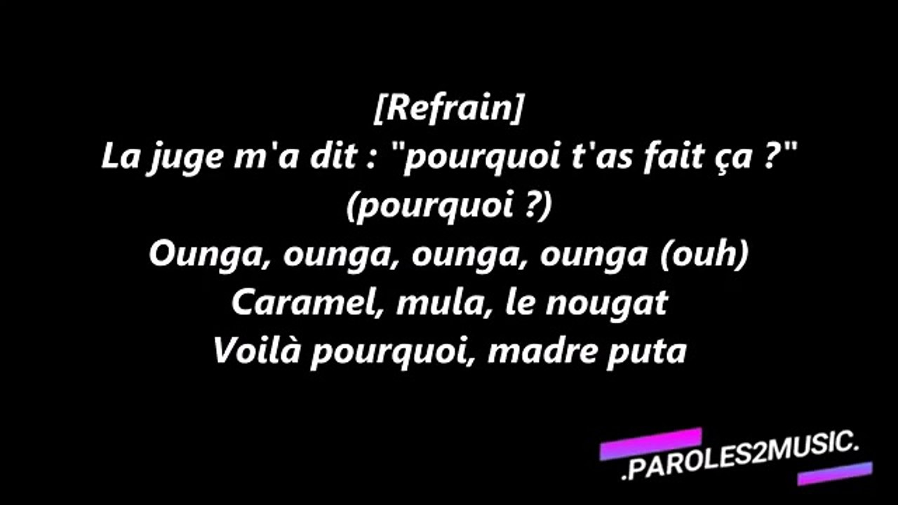 Booba - Nougat (Paroles officiel)