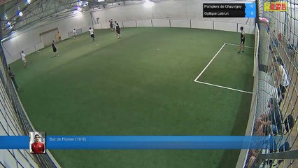 But de Florian (10-9) - Pompiers de Chauvigny Vs Optique Lebrun - 06/07/17 20:00 - Ligue 2