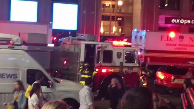 Train Derailed at New York's Penn Station