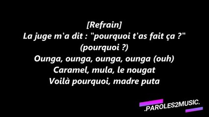 Booba - Nougat (Paroles/Lyrics))