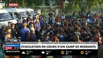 Vaste opération pour déloger plusieurs centaines de migrants installés depuis plusieurs semaines porte de La Chapelle à