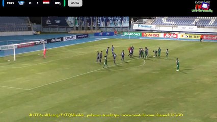 العراق الاولمبي وتايلند الاولمبي وديه 7_6_2017