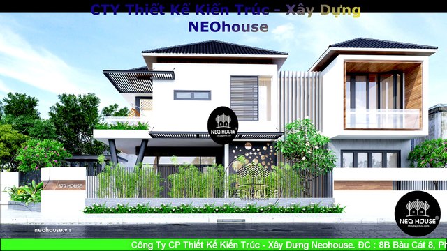 Thiết Kế Biệt Thự 2 Tầng Hiện Đại Tại Cần Thơ