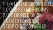 Beef Mushroom Meatballs- Simple & healthy video recipes by MEAL5.com