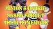 MINION & BABRIE CHELSEA SASHA FORGET THEIR HOMEWORK AGNES GRU DESPICABLE ME 3 MCQUEEN Toys Kids Video MINIONS LIGHTENING