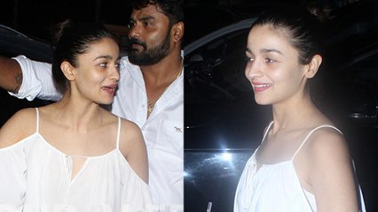 Alia Bhatt Snapped Post A Salon Session
