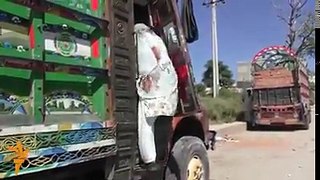 First woman truck driver in PAKISTAN