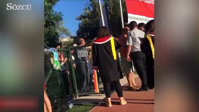 ODTÜ'de güvenlik görevlisi öğrenci yakınına kafa attı