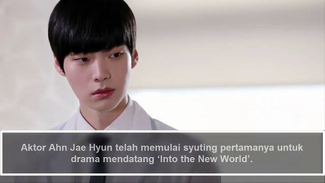 AHN JAE HYUN MULAI SYUTING DRAMA ‘INTO THE NEW WORLD’.
