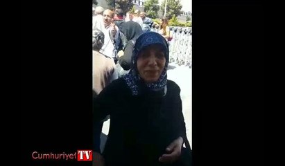 Adliye çıkışında şehit yakınlarına polis şiddeti