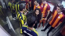 Asansörde Fenerbahçe ve Galatasaray Taraftarı Bir Araya Gelince Ne Oldu