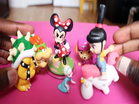 BOWSER PRETENDS TO BE A NICE GUY SPIDERMAN LITTLE ELSA AGNES GRU SKYE MINNIE MOUSE Toys Kids Video SUPER MARIO MARVEL H