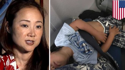 Download Video: United Airlines forces mom to hold son for entire flight after airline resells paid seat - TomoNews