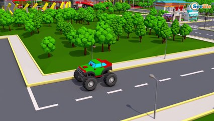 Learn Colors with Small Car for Children - Cars for Kids & Learn Numbers for Kids Nursery Rhymes