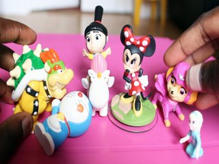 BOWSER HAS A SUPRISE FOR EVERYONE SUPER MARIO AGNES GRU DORAEMON MINNIE MOUSE ELSA SKYE  Toys Kids Video DESPICABLE ME K