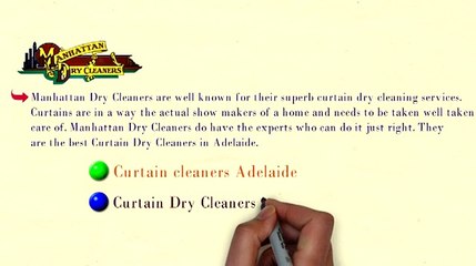 Curtain dry cleaning services