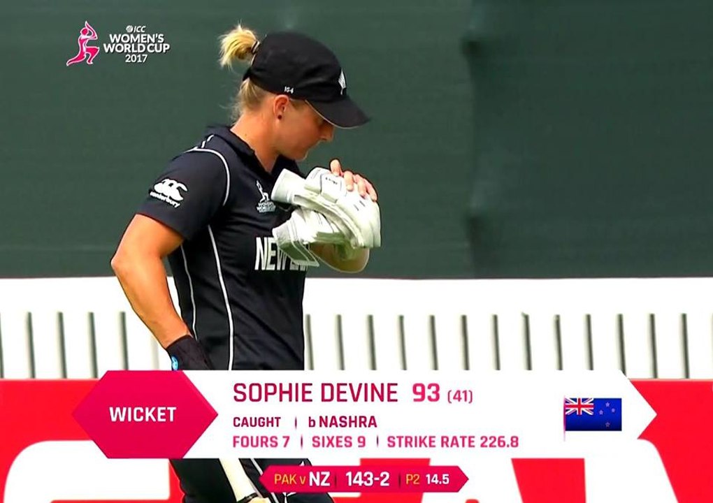 New Zealand Women vs Pakistan Women, 17th Match ICC Women World Cup 2017 Highlights