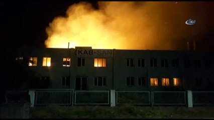 Koli Fabrikası Alev Alev Yandı