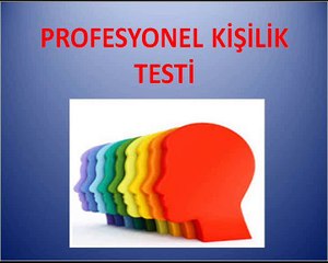 profesyonel Kişilik testi - www.ilgincbilgiler.com.tr