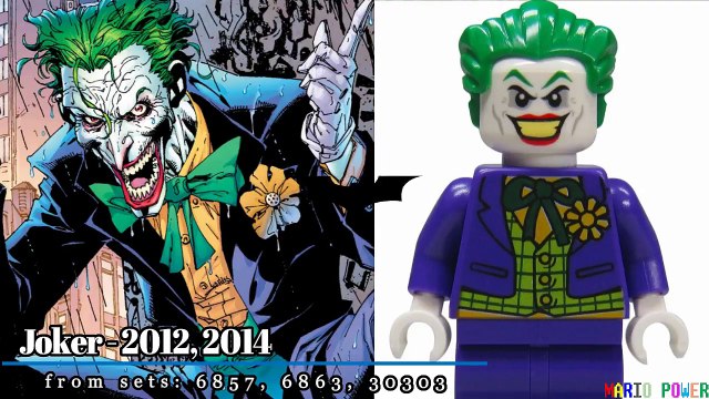 All Lego Batman Villain Minifigures (2006/2017) - Comic vs Lego