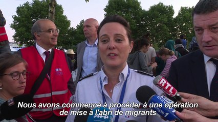 Plus de 2000 migrants évacués de leur campement à Paris