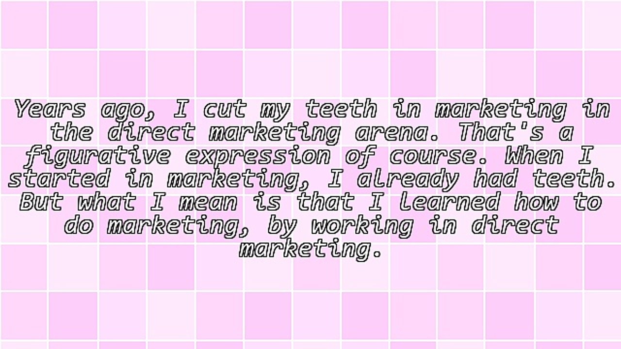 Testing in Marketing