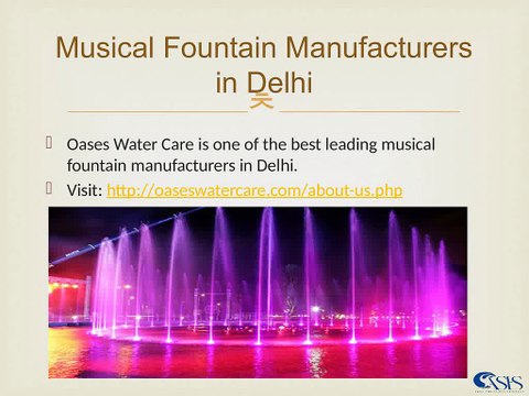 Musical Fountain Manufacturers