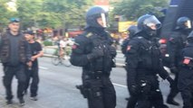 Hamburg Protesters Met With Heavy Police Presence