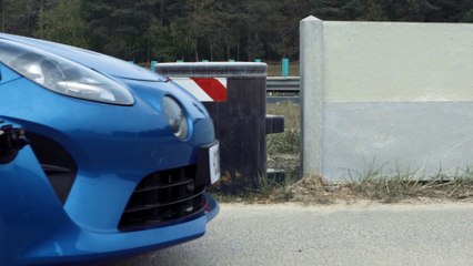 Alpine A110 Torture Test - Gravel terrain