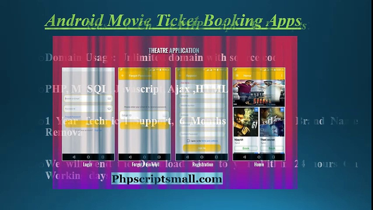 Android Movie Ticket Booking Apps