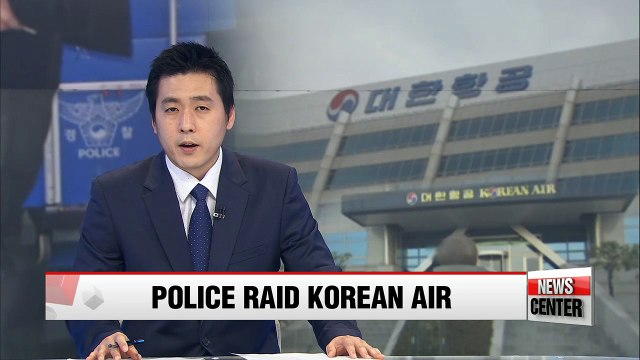 Police raid Korean Air headquarters in embezzlement probe