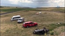 Horasan'da Minibüs Şarampole Yuvarlandı: 1 Ölü, 10 Yaralı