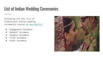 Dan Dortic: Indian Wedding Traditions