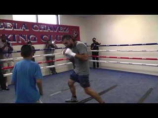 perro angulo training for erislandy lara