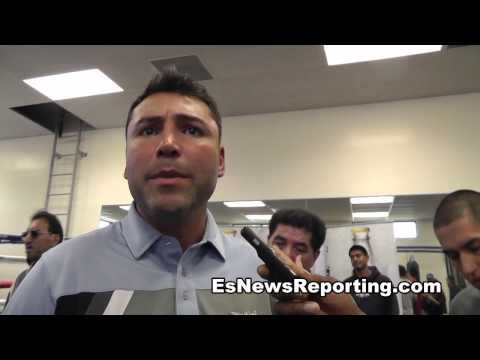 Oscar De La Hoya: Floyd Mayweather vs Canelo Alvarez is a 50-50 fight