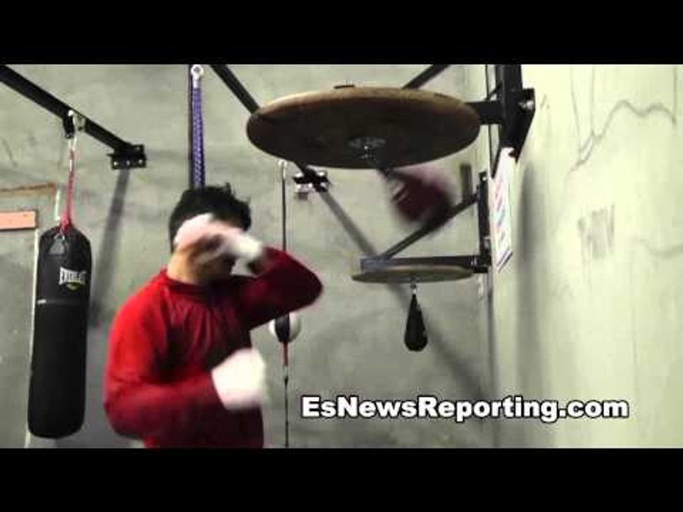 Marcos Maidana vs Josesito Lopez: Maidana killed the speed bag