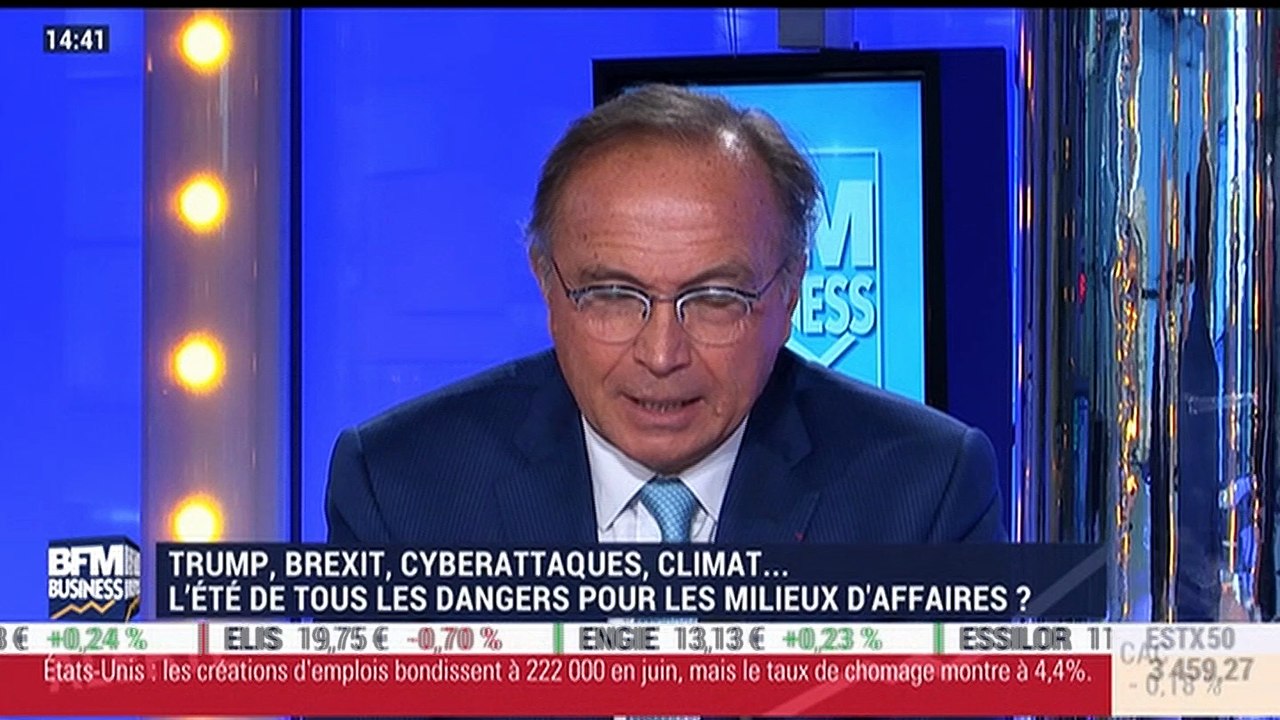 Trump, Brexit, cyberattaques, climat...l'été de tous les dangers pour les milieux d'affaires ? - 07/07
